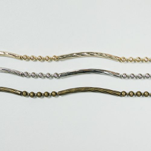 真鍮チェーン BS-628 1m ゴールド ロジウム シルバー アンティーク 古美 メッキ 真鍮 金 鎖 ハンドメイド