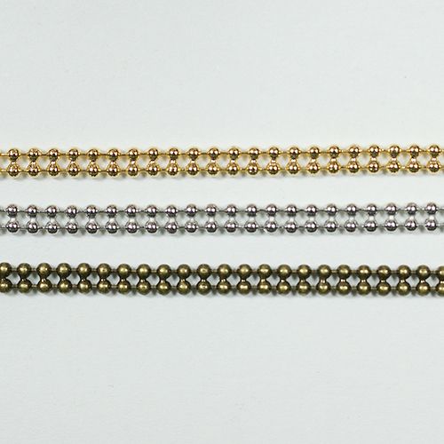 真鍮チェーン BS-639 1m ゴールド ロジウム シルバー アンティーク 古美 メッキ 生地 メッキなし 真鍮 金 鎖 ハンドメイド N-1512