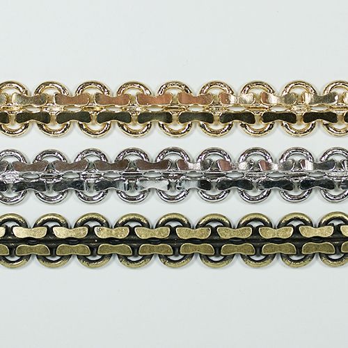 真鍮チェーン BS-728 1m ゴールド ロジウム シルバー アンティーク 古美 メッキ 生地 メッキなし 真鍮 金 鎖 ハンドメイド