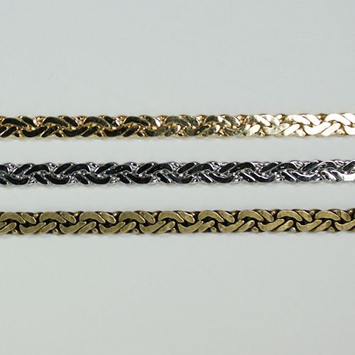 真鍮チェーン BS-743 1m ゴールド ロジウム シルバー アンティーク 古美 メッキ 生地 メッキなし 真鍮 金 鎖 ハンドメイド