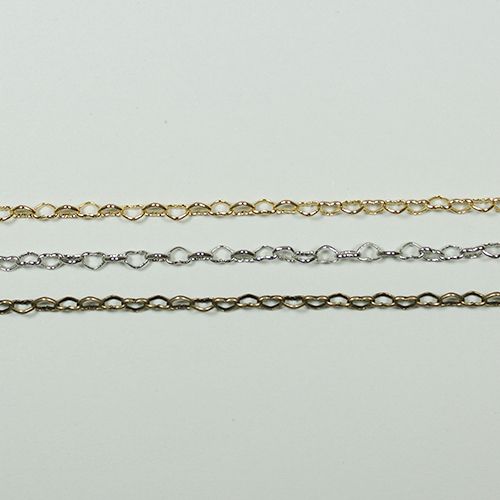 真鍮チェーン BS-755 1m ゴールド ロジウム シルバー アンティーク 古美 メッキ 生地 メッキなし 真鍮 金 鎖 ハンドメイド