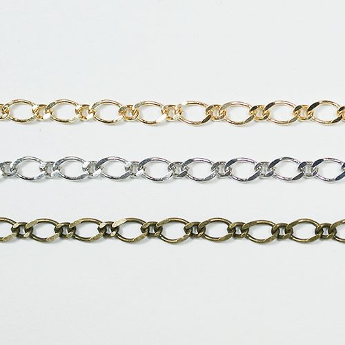 真鍮チェーン BS-769 1m ゴールド ロジウム シルバー アンティーク 古美 メッキ 生地 メッキなし 真鍮 金 鎖 ハンドメイド N-716