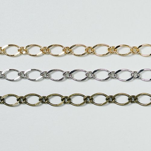 真鍮チェーン BS-770 1m ゴールド ロジウム シルバー アンティーク 古美 メッキ 生地 メッキなし 真鍮 金 鎖 ハンドメイド N-701