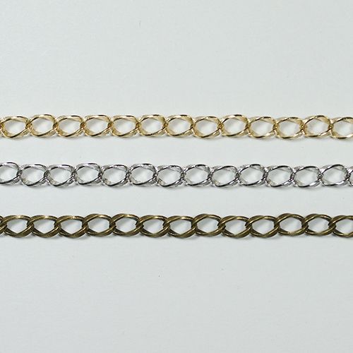 真鍮チェーン BS-914 1m ゴールド ロジウム シルバー アンティーク 古美 メッキ 生地 メッキなし 真鍮 金 鎖 ハンドメイド