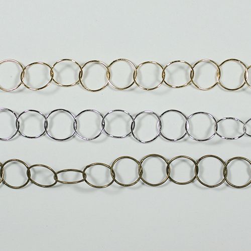 真鍮チェーン BS-916 1m ゴールド ロジウム シルバー アンティーク 古美 メッキ 真鍮 金 鎖 ハンドメイド