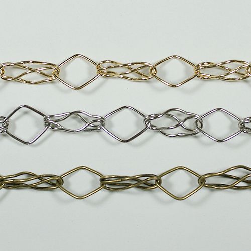 真鍮チェーン BS-917 1m ゴールド ロジウム シルバー アンティーク 古美 メッキ 生地 メッキなし 真鍮 金 鎖 ハンドメイド