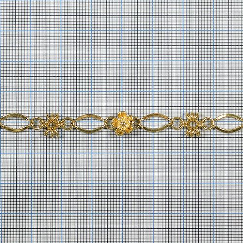 真鍮チェーン BS-946 1m ゴールド ロジウム シルバー アンティーク 古美 メッキ 真鍮 金 鎖 ハンドメイド