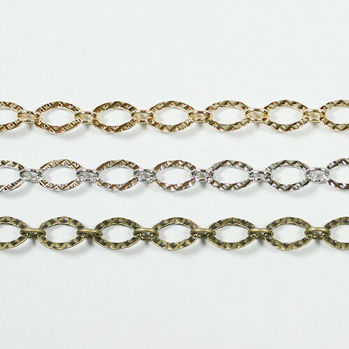 真鍮チェーン BS-959 1m ゴールド ロジウム シルバー アンティーク 古美 メッキ 真鍮 金 鎖 ハンドメイド