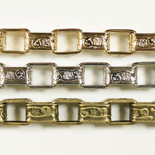 真鍮チェーン B-874 1m ゴールド ロジウム シルバー アンティーク 古美 メッキ 真鍮 金 生地 メッキなし 鎖 ハンドメイド