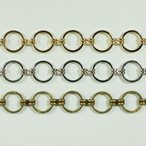 真鍮チェーン B-960 1m ゴールド ロジウム シルバー アンティーク 古美 メッキ 真鍮 金 生地 メッキな..