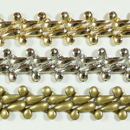 真鍮チェーン B-991 1m ゴールド ロジウム シルバー アンティーク 古美 メッキ 真鍮 金 生地 メッキなし 鎖 ハンドメイド