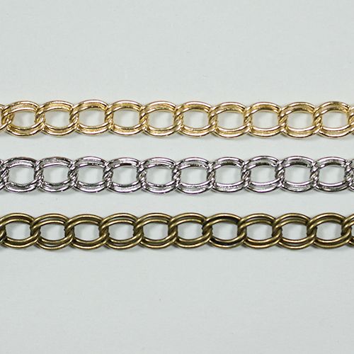 真鍮チェーン BS-127 1m ゴールド ロジウム シルバー アンティーク 古美 メッキ 生地 メッキなし 真鍮 金 鎖 ハンドメイド N-312