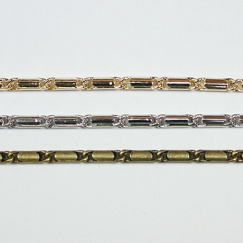 真鍮チェーン BS-223 1m ゴールド ロジウム シルバー アンティーク 古美 メッキ 真鍮 金 鎖 ハンドメイド