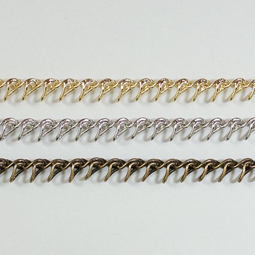 真鍮チェーン BS-228 1m ゴールド ロジウム シルバー アンティーク 古美 メッキ 生地 メッキなし 真鍮 金 鎖 ハンドメイド