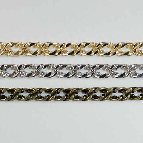 真鍮チェーン BS-242 1m ゴールド ロジウム シルバー アンティーク 古美 メッキ 真鍮 金 鎖 ハンドメイド