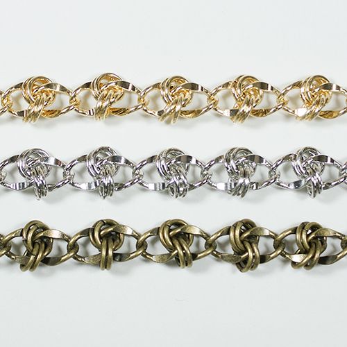 真鍮チェーン BS-259 1m ゴールド ロジウム シルバー アンティーク 古美 メッキ 生地 メッキなし 真鍮 金 鎖 ハンドメイド