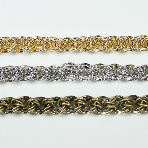 真鍮チェーン BS-260 1m ゴールド ロジウム シルバー アンティーク 古美 メッキ 生地 メッキなし 真鍮 金 鎖 ハンドメイド