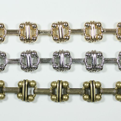 真鍮チェーン BS-263 1m ゴールド ロジウム シルバー アンティーク 古美 メッキ 生地 メッキなし 真鍮 金 鎖 ハンドメイド