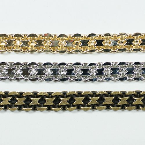 真鍮チェーン BS-275 1m ゴールド ロジウム シルバー アンティーク 古美 メッキ 生地 メッキなし 真鍮 金 鎖 ハンドメイド