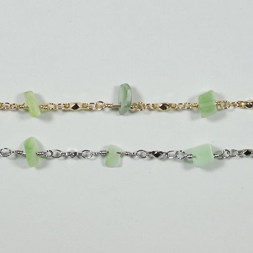 真鍮チェーン BS-418-LG 1m ゴールド ロジウム シルバー アンティーク 古美 メッキ 生地 メッキなし 真鍮 金 鎖 ハンドメイド