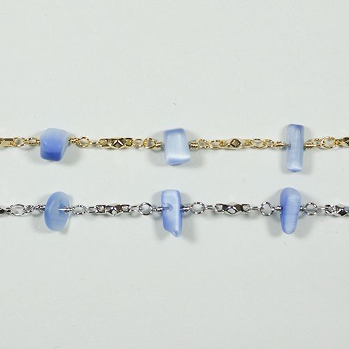 真鍮チェーン BS-418-DB 1m ゴールド ロジウム シルバー アンティーク 古美 メッキ 生地 メッキなし 真鍮 金 鎖 ハンドメイド