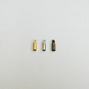 カツラ エンド 金具 内径 1.4mm用 2個入り～ BHC-1.4mm ゴールド ロジウム アンティークゴールド 生地