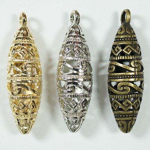 チャーム CP-181 1個 すかし アクセサリー パーツ ペンダント 中空 アンティーク ビンテージ テーブル..