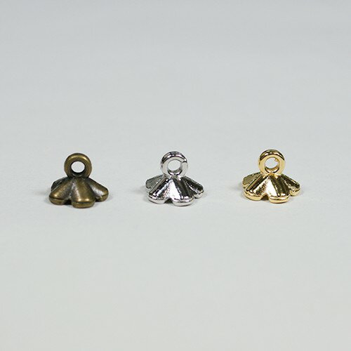フラワービーズ CP-272 1個 花 サクラ チャーム アクセサリー パーツ ペンダント アンティーク ビンテージ ハンドメイドの商品画像 2
