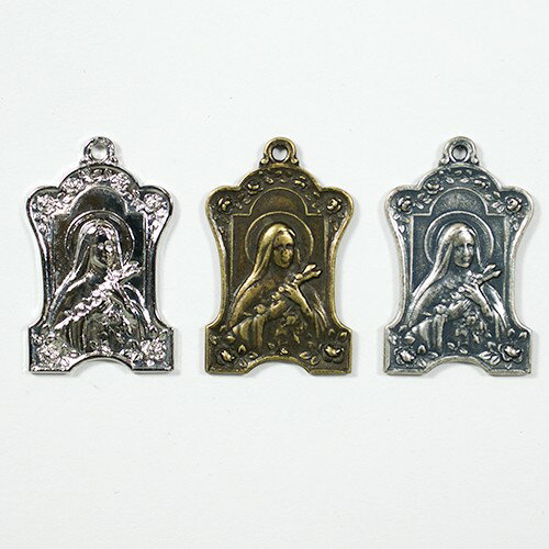 マリア様プレート USP-144 1個 チャーム アクセサリー パーツ ペンダント アンティーク ビンテージ テ..