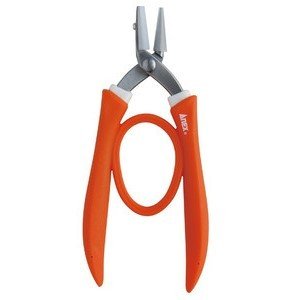 やっとこ ナイロンカバー付き ラバーグリップ 片丸タイプ #252n ペンチ プライヤー ソフトタッチ がま..