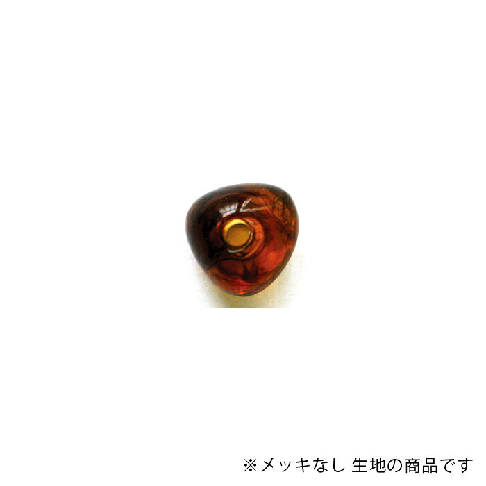樹脂のビーズです。 ブレスレットやネックレスなど、ビーズアクセサリーの材料としてお使いいただけます。 サイズ：約16.5×22mm ※「素地(生地)」とは、メッキなどの表面加工をする前の、素材そのままの状態です。