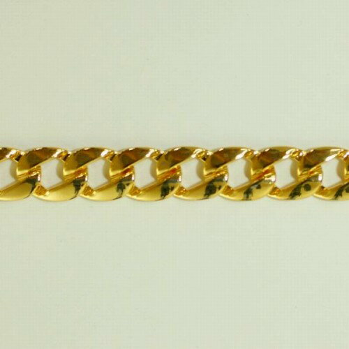 プレスチェーン PB-119 1m ゴールド ロジウム シルバー アンティーク 古美 メッキ 真鍮 金 鎖 ハンドメイド