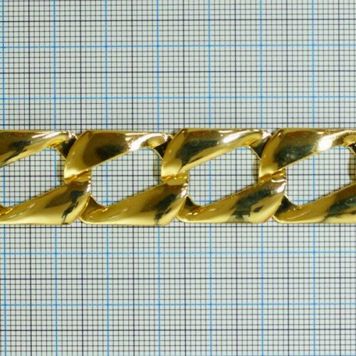プレスチェーン PB-137 1m ゴールド ロジウム シルバー アンティーク 古美 メッキ 真鍮 金 鎖 ハンドメイド 2