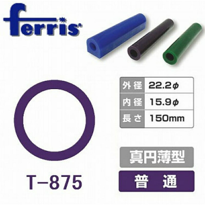 ferris フェリス チューブワックス パープル 真円薄型 T-875 指輪 原型