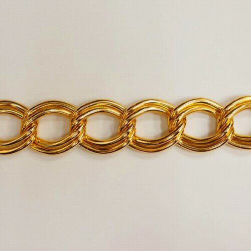 アルミチェーン AL-135 1m ゴールド ロジウム シルバー アンティーク 古美 メッキ アルミニウム アルマイト 金 鎖 ハンドメイド