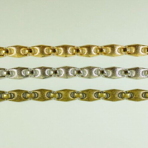 プレスチェーン PB-218 1m ゴールド ロジウム シルバー アンティーク 古美 メッキ 真鍮 金 鎖 ハンドメイド