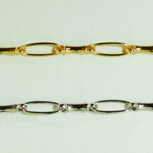 鉄チェーン ST-279 1m ゴールド ロジウム シルバー アンティーク 古美 メッキ 生地 メッキなし 金 鎖 ハンドメイド