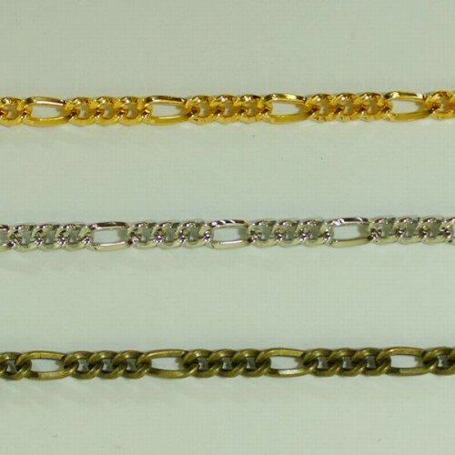 鉄チェーン ST-321 1m ゴールド ロジウム シルバー アンティーク 古美 メッキ 生地 メッキなし 金 鎖 ..
