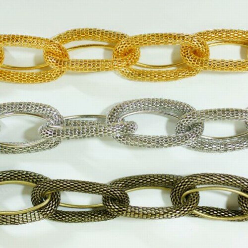 鉄チェーン ST-325 1m ゴールド ロジウム シルバー アンティーク 古美 メッキ 生地 メッキなし 金 鎖 ハンドメイド