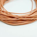 本革 丸紐 1mm ライトピンク 1M単位の切り売り 皮ひも ピンク 桃色 革紐 皮紐 革ひも レザーコード