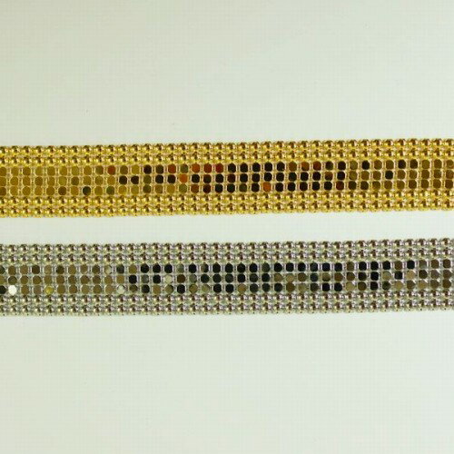 プレスチェーン PB-261 1m ゴールド ロジウム シルバー アンティーク 古美 メッキ 真鍮 金 鎖 ハンドメイド N-1520
