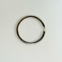 平押し 二重リング 30mm KR30F ニッケル 1個 平 二コイル シルバー キーリング キーホルダー