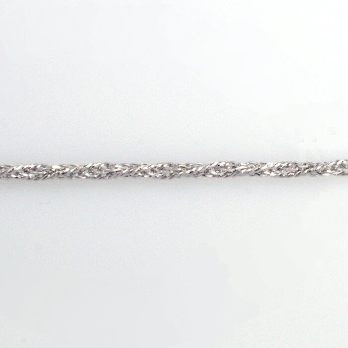 特価 チェーン 60cm FOX-60CM ロジウム 1本 カット済みチェーン