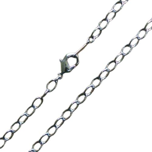 ステンレスネックレス 荒目 小判 小豆チェーン SL/280LB 40cm 12本セット メンズ レディース ユニセックス