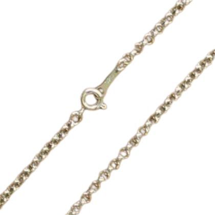 SV925 シルバー ネックレス 甲丸 小判 アズキチェーン SS110 50cm 1本
