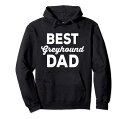 Dog Breed Best Greyhound Dad パーカー