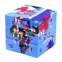 LUCHONG 3x3x3のルービックキューブ、UVプリント世界地図ルービックキューブ