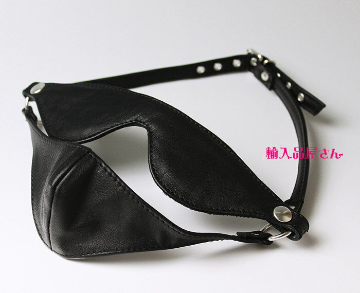 プロレス系 あごマスク アイマスク 口開き 口出し 目隠し 女性用 男性用 本革 レザー かぶりもの 仮面 覆面 ブラック 黒 ビジュアル系 ライブ セクシー ボンデージファッション ボンテージ バックルベルト 衣装 コスプレ ハロウィン 仮装 変装 小さいサイズSMからLまで