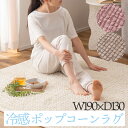 冷感触感 ラグ ポップコーン生地 ひんやりラグ 冷感アイテム ポコポコ ポップコーンラグ おしゃれ 夏用 フロアラグ ボコボコ 接触冷感 ひんやりグッズ クール...
