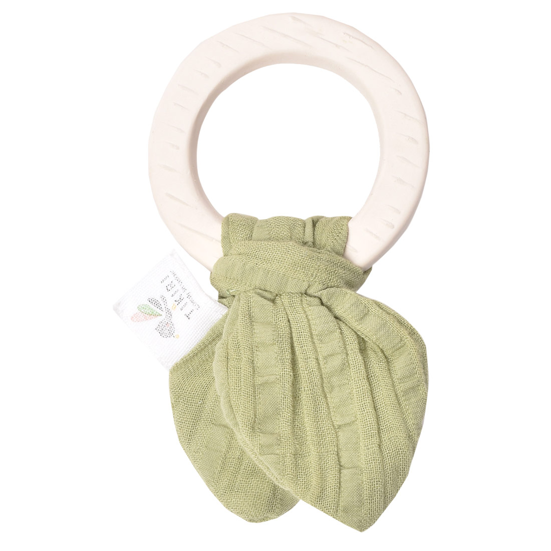ベビー服&雑貨のカーネーションの歯固め おしゃぶり ティキリ TIKIRI ティーザー 天然ゴム 新生児 赤ちゃん 音が鳴る オーガニックコットン ファーストトイ おもちゃ 歯がため 知育玩具 オモチャ 男の子 女の子【歯固め】｜アングル2